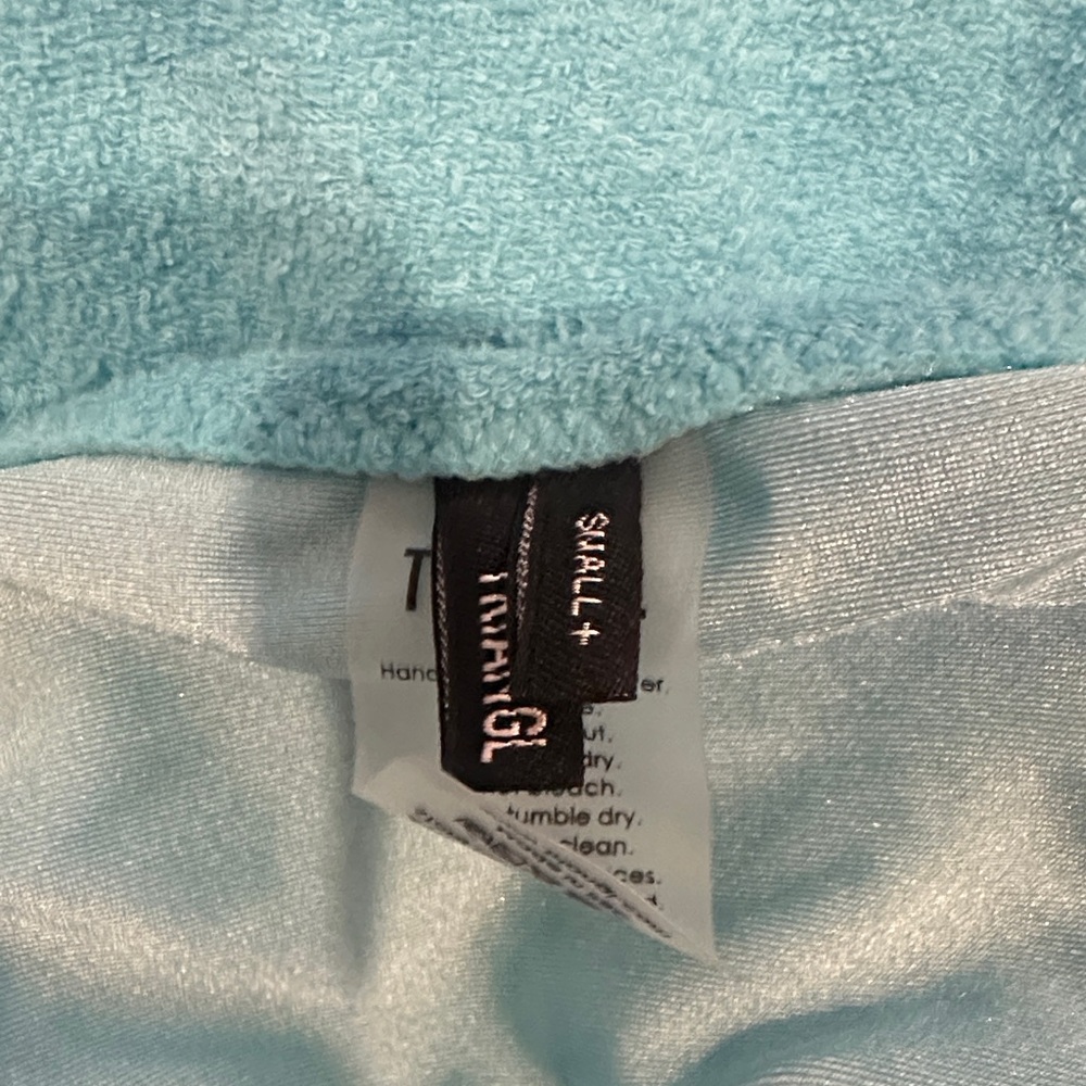 Triangl Swimwear Aqua Blue Strapless Bikini Set with Matching Pouch - Picture 3 of 3